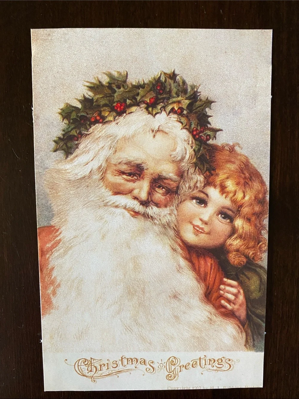 Bundle of 3 Vintage Holiday Cards with Envelopes